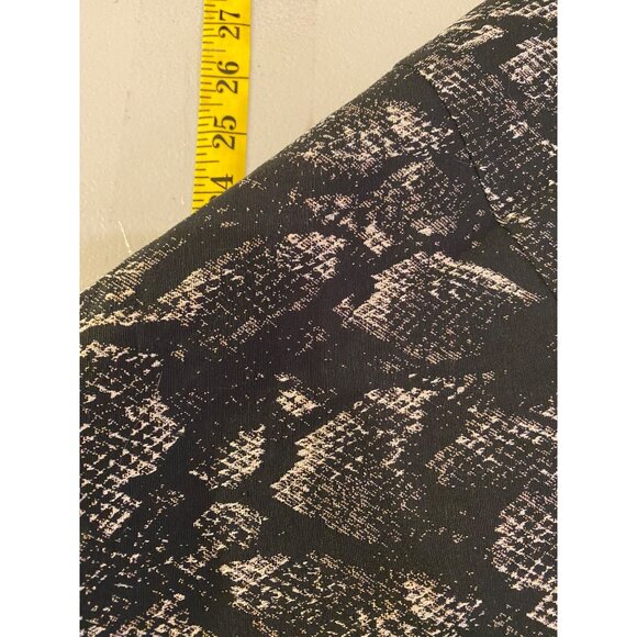 Strapless Snake Print Fit & Flare Dress By Express Size 8 - Picture 10 of 11